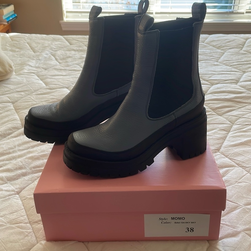 EUC Intentionally Blank Momo Boot Sky Blue